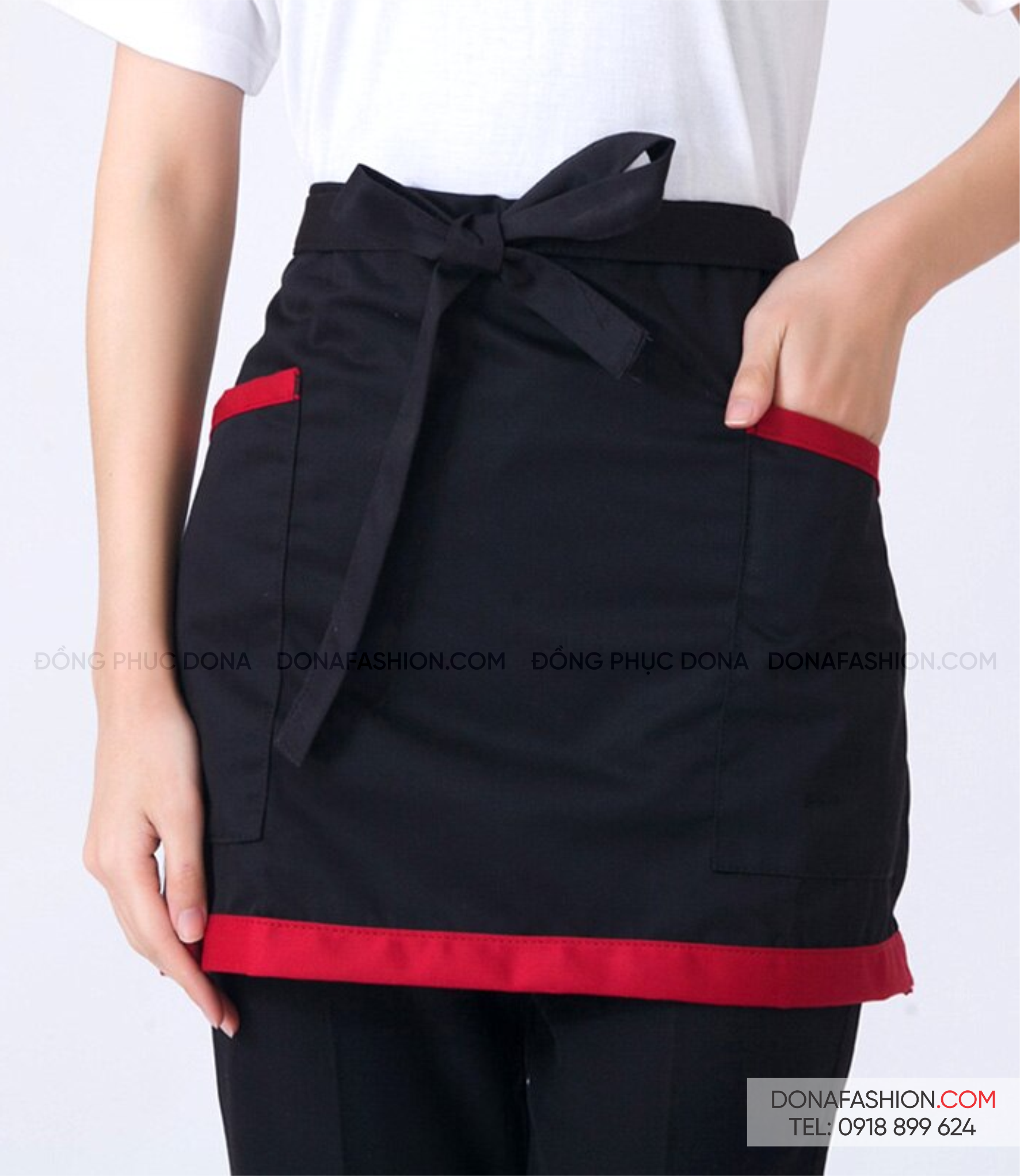 Tạp dề ngắn phối MẪU 01